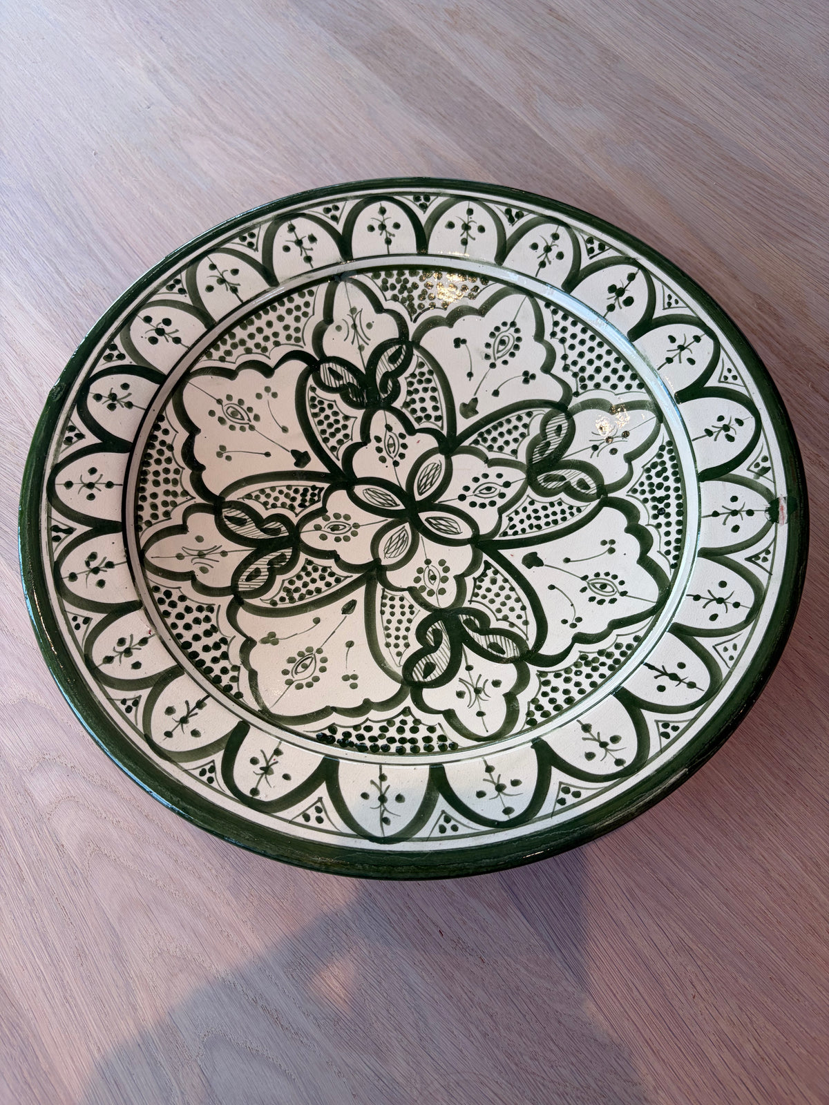 Marrokansk keramikkfat medium, ø 35cm