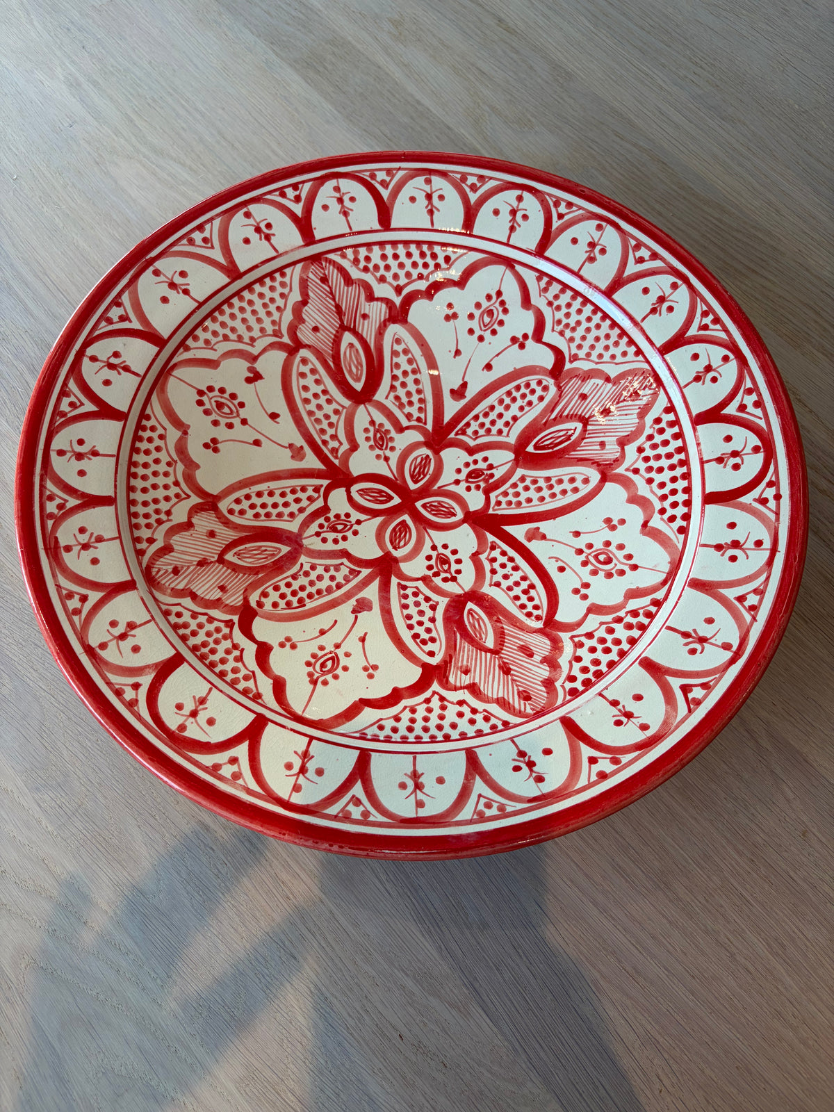 Marrokansk keramikkfat medium, ø 35cm
