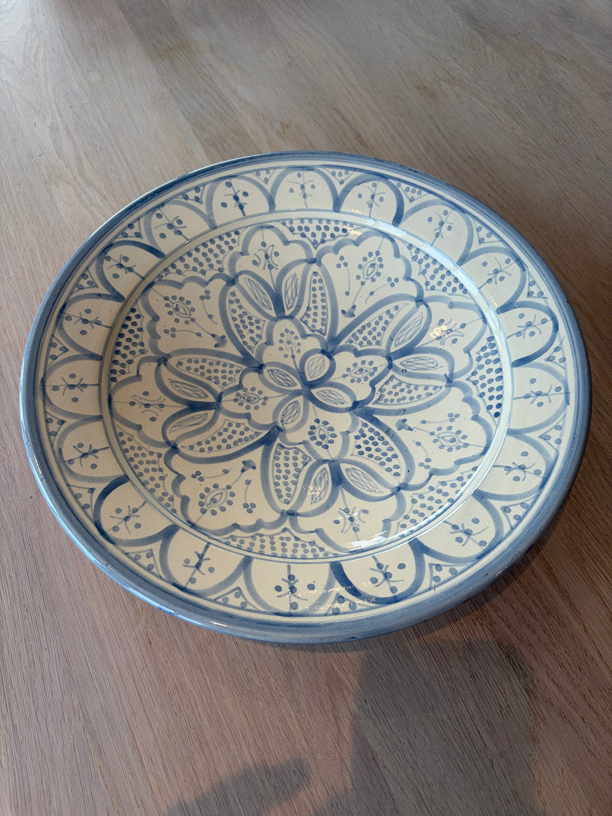 Marrokansk keramikkfat medium, ø 35cm