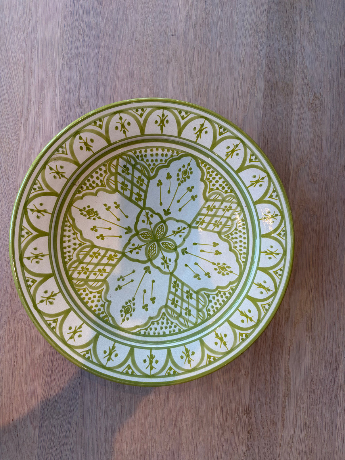 Marrokansk keramikkfat medium, ø 35cm